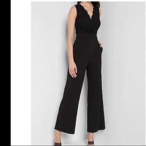 Express Black Faux Lace Wrap Bodice
Jumpsuit